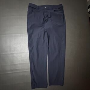 Lululemon Pants Mens 36x34 Blue ABC Classic Fit Stretch Comfort Travel Workwear